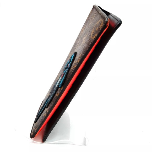 🧡💙Louis Vuitton Brazza Monogram Canvas with LV Friends Patch Wallet🧡💙 - Picture 4 of 14